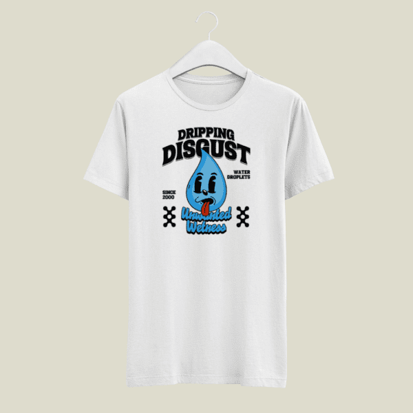 Dripping Disgust White Tshirt